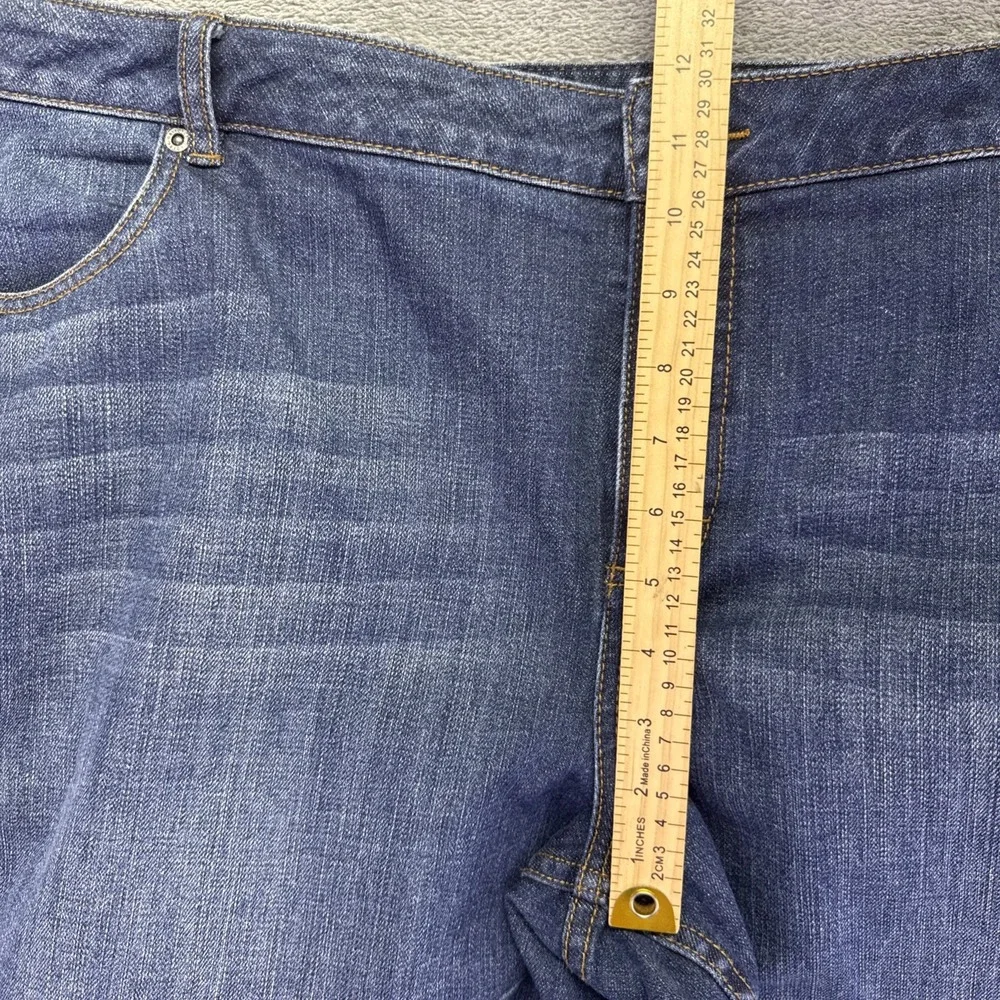 Harley Davidson Women's Sz 22 Boot Cut Jeans  99025-08VW Blue Denim Motorcycle